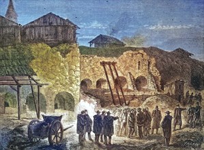 a police raid on the quarries of America