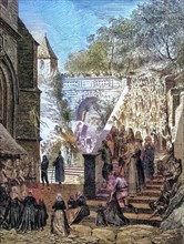 Procession for the forgiveness of St. Barbara in Morbihan