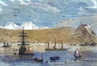 The Port d'Afrika in Peru in 1896