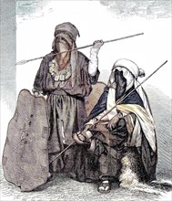 armed men from Tuareg people in 1869