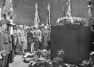 Colonial memorial service for the dead at the memorial in Berlin in 1932