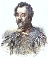 Sir Francis Drake, Vizeadmiral, 1540 - 1596, war ein englischer Seekapitän, Freibeuter, Seefahrer,