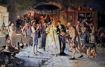 Eine Hochzeit in Italien im 18. Jahrhundert