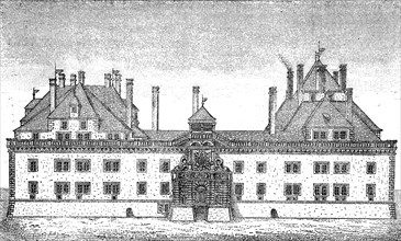 The Augustusburg In Its Former Form Before 1850