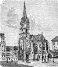 The Johanneskirche In Dresden In 1870