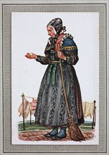 Traditional Costumes In Germany In The 19Th Century