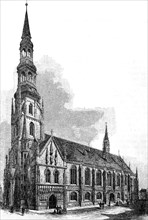 The Marienkirche In Zwickau In 1887