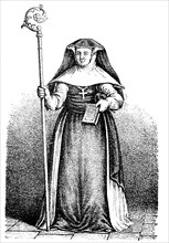 Religious Dress Of The Abbess Of St. Marienthal Monastery