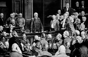 Meeting Of The Reichstag On February 6, 1888