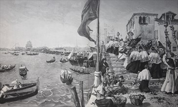 A Procession In Venice