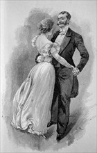 Couple Dancing Viennese Waltz