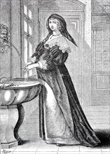 Noble Lady In The Year 1635