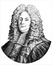 Allonge Wig In 1710