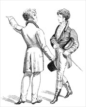 Men Up To Date In Fashion In The Year 1812