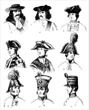 Military Headgear From 1670 - 1840