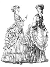 Lady'S Fashion In The Year 1865