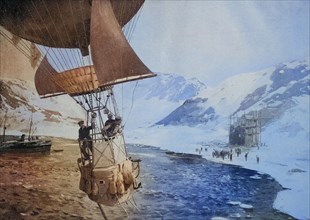 Salomon August Andrée'S Expedition With A Gas Balloon To The North Pole Started On July 11, 1897 And Ended In October Of The Same Year With The Death Of The Three Participants / Salomon August Andrée'...