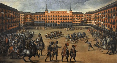 Festivities in the Plaza Mayor.