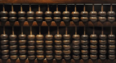 The Chinese abacus.