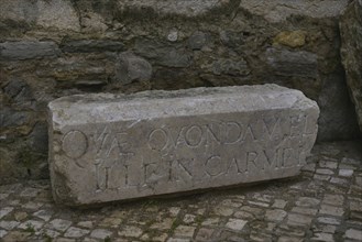 Fragment of a gravestone.