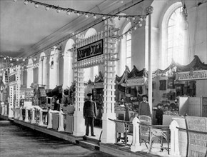 1st demonstration exhibition in the Mikhailovsky Manege in St Petersburg; Exhibits of the Handicraft Department of the exhibition circa 1911