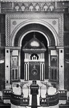 Interior view of the so-called Turkish synagogue in Vienna