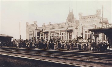 Kuntsevo train station circa early 1900s