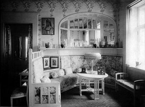 Interior of the Lower dacha in Peterhof circa before 1917