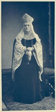 Princess Nadezhda Alexandrovna Baryatinskaya in 17th-century boyarina's attire circa April 1903