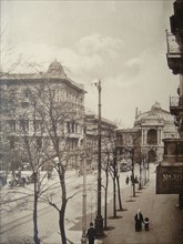 Odessa Ukraine street scene circa early 1900s