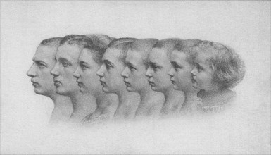 Drawing of multiple children
