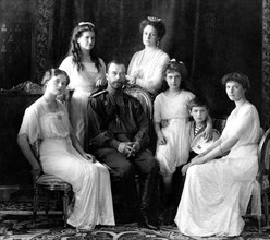 Nicholas II of Russia with the family