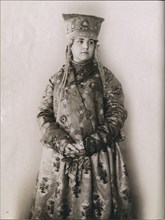 Young woman in traditional dress