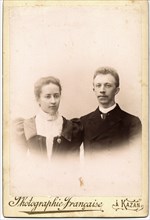 Kharlampovich Konstantin Vasilievich with his wife Kharlampovich Vera Petrovna
