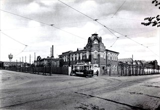 Early 1900s Russia - The main Sokolniki workshops of the city railways