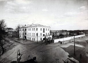 Uvarovsky Russia tram depot circa 1910