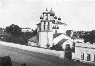 Saint Nicholas church ot Torga in Pskov Russia circa early 1900s