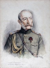 Portrait of the cavalry general Count Pavel Konstantinovich Benckendorff circa  1916