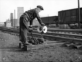 Railroad Yard Switch Man