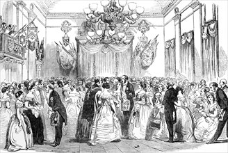 A Masonic Ball At The Town Hall In Salford.
