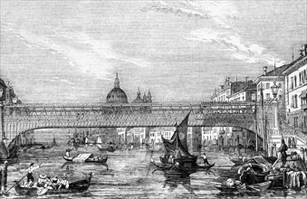 A New Bridge Over The Grand Canal Venice.