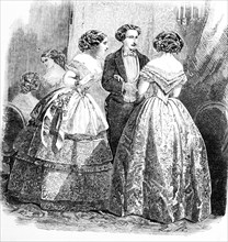 Paris Fashions For March 1853.
