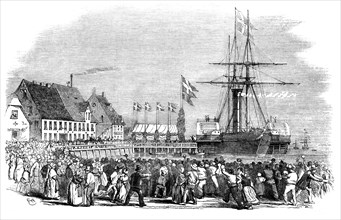 Arrival Of The King Of Denmark At Flensburg.