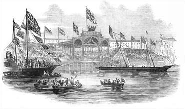 Embarkation Of Her Majesty Queen Victoria At Hull.