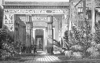 The Crystal Palace, Egyptian Court, entrance To The Tomb Of Beni Hassan.