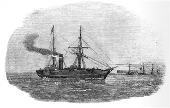 The Europa Steam Ship Leaving Kingstown With The 90th Regiment On Board.