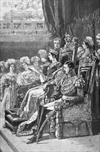 Queen Victoria Opening Parliment In 1846.