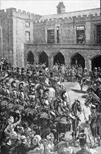 Proclomation of Queen Victoria at St James Palace.