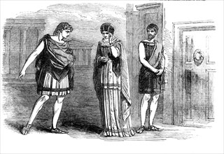 Scene from Westminster play.