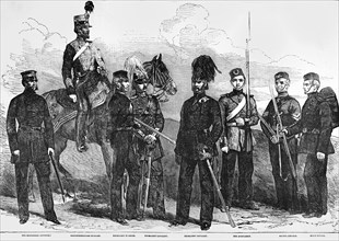 English Militia And Yeomanry Calvary.